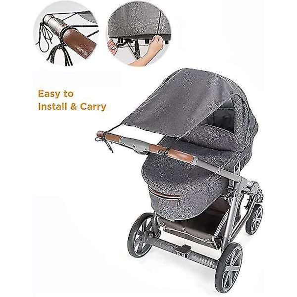 Babysolskærm til Barnevogn Universal Stroller Solskærm