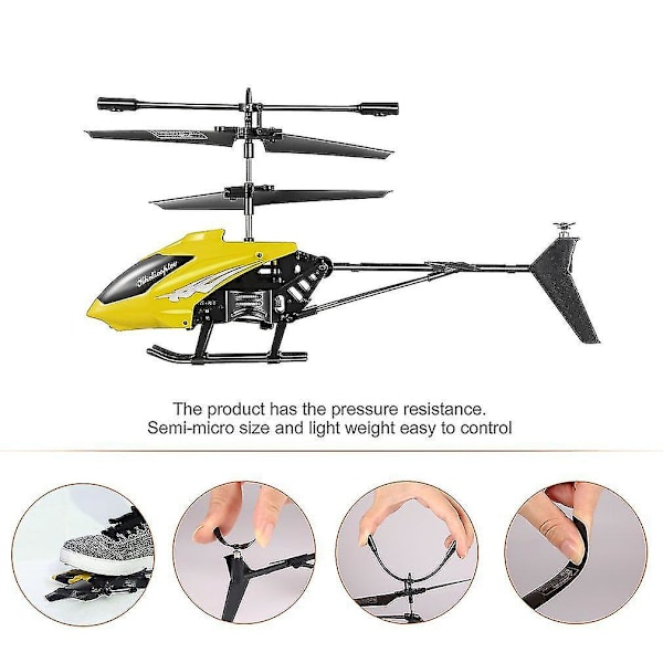 3,5-kanals RC-helikopterleksak Fjärrstyrd Drone Radio Gyro Flygplan Barnleksaker