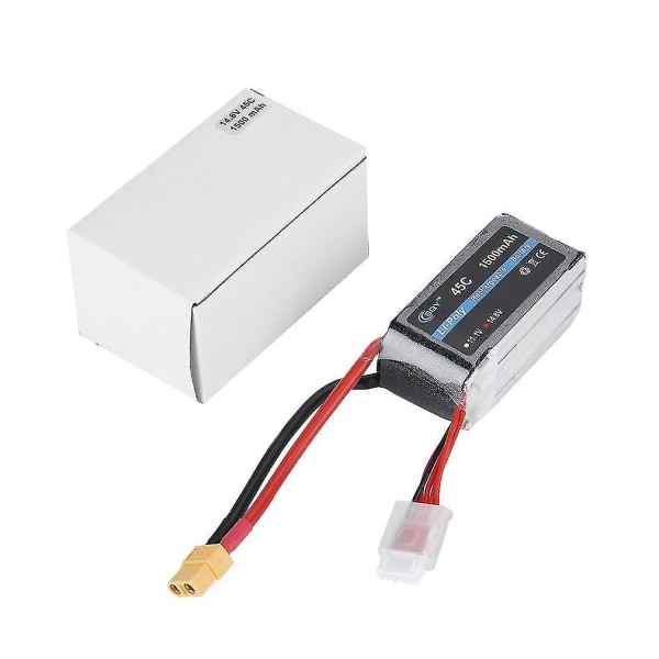 14.8V 1500mAh 45C XT60 Li-poly batteri för RC-drönare