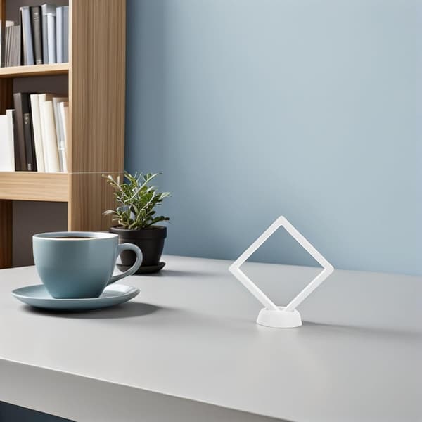 Flydende Ramme Display Case Slankt og Stilfuldt Design 6 Sæt Materiale Nem Montering og Alsidig Anvendelse