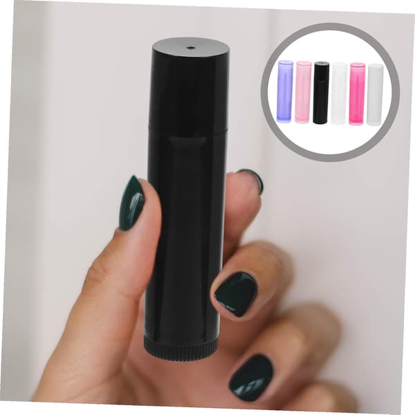 60 stk. leppestift tomme tuber DIY leppepomade tuber bærbar påfyllbar leppepomade