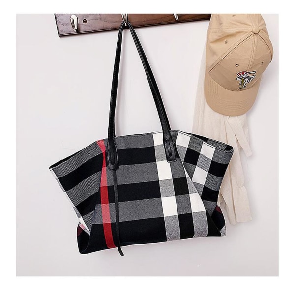 Håndtasker til kvinder Canvas Fashion Stor kapacitet Rummelig taske Dame  Crossbody Pung Fashion Tote Top 34a7 | Fyndiq