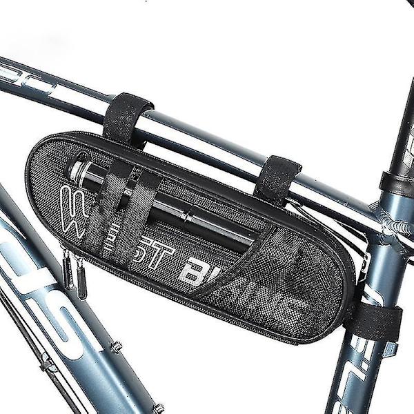 West Biking Yp0707270 1.3l Refleks Cykelramme Taske Toprør Taske Vandafvisende Cykeltaske