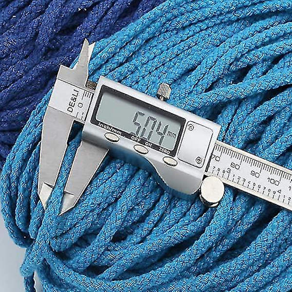 Repsnöre Tillbehör Hantverk Macrame 5mm 100m Hängande Vridet