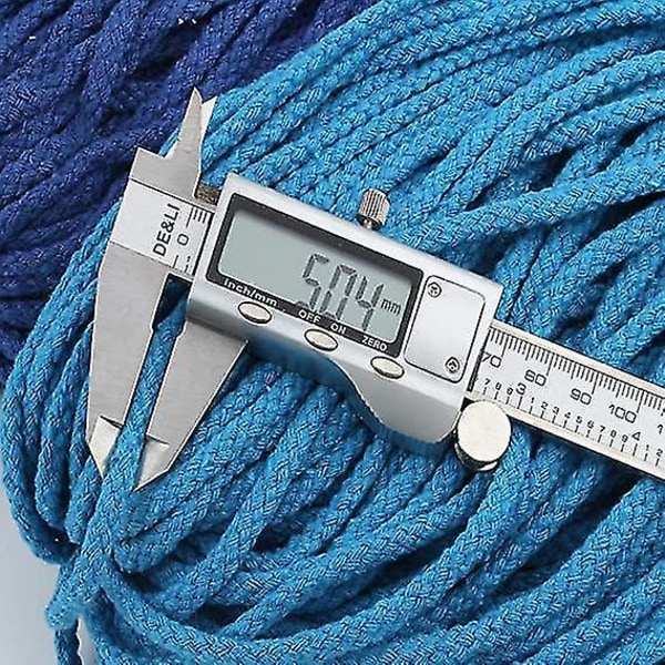 Tovværk Tilbehør Håndværk Makramé 5mm 100m Hængende Twisted