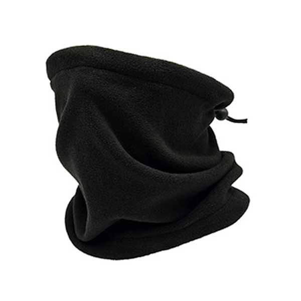 Vinterhalsduk för Män Fleece Ring Bandana Stickad Varm Solid Halsduk Kvinnor Halsvärmare D1-thin fleece