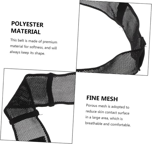 Justerbart åndbart mavebælte til patienter, let at bære polyester taljefikseringsbånd