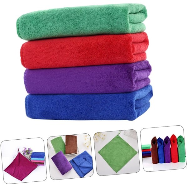 Mikrofiber Rengöringsdukar Set 4st Disktrasor för Kök Absorberande
