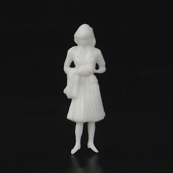 1:50 Vita Figurer Arkitektonisk Modell Mänsklig Skala Ho Modell Plastpersoner, 10 Stycken