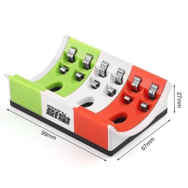 Leise 6-stikkers Smart USB Batterilader for AA AAA Batterier