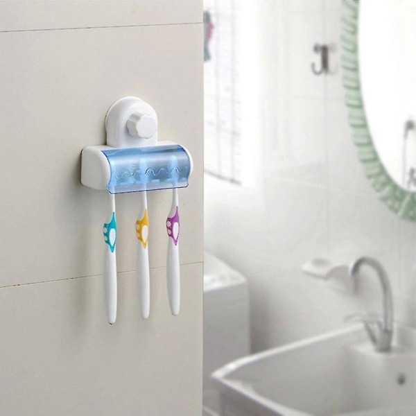 Läpinäkyvä kylpyhuoneen hammasharjan imutelineen teline 3ec3 | Fyndiq