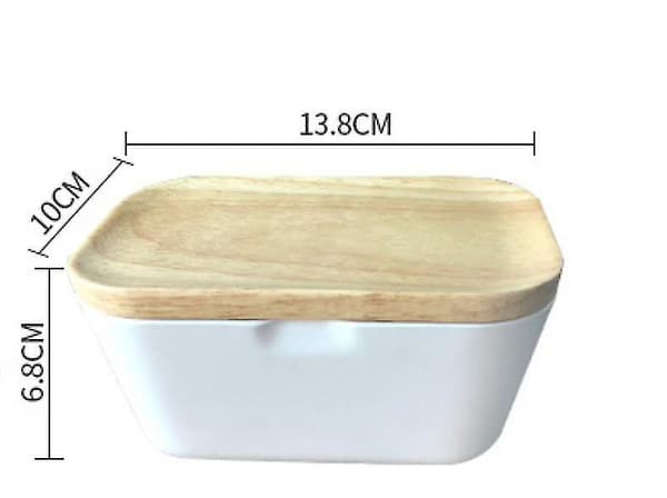 Multifunksjonell smørboks i porselen, 225g