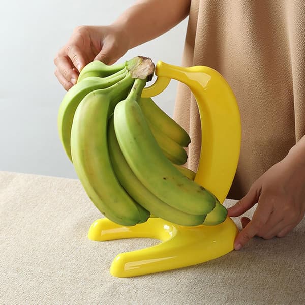 2 stk. banankrog under skabsfrugtstativ med multifunktionelle PP-kroge