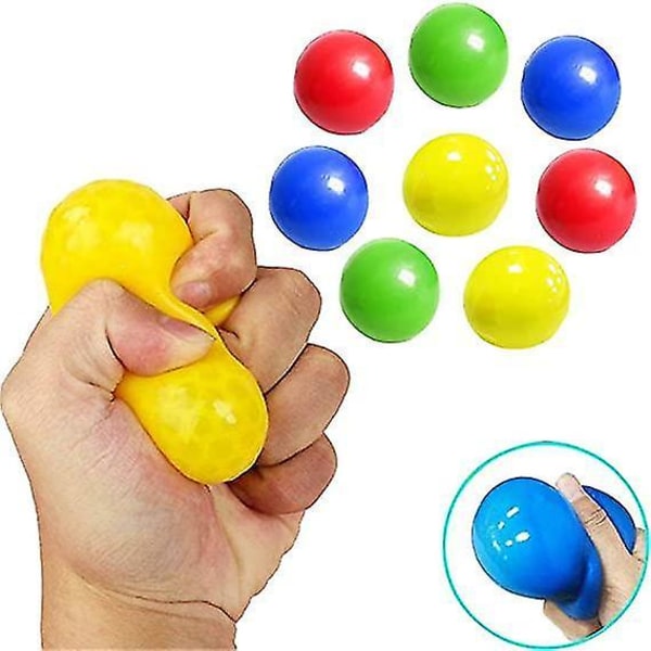 8 Color Sticky Globbles Ball Decompression Toys