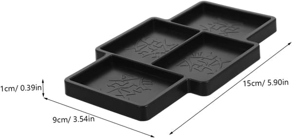 Bærbar Mahjong Dingque Gadget Utility Kit Bakke Elegant Kort Holder til Hjemmerejse Robust Materiale
