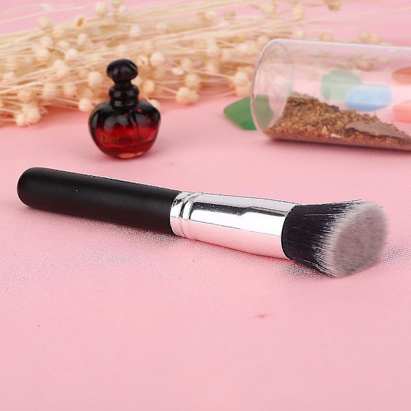 Vinklet Flad Top Foundation Flydende Pensel Makeup Værktøj