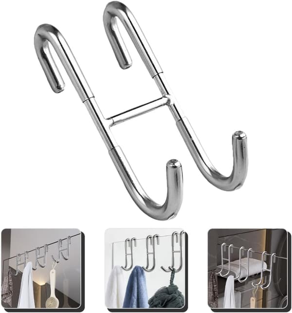 Håndklekrok Dusjdørkrok Rustfritt Stål Rustfri Plassbesparende Moderne Minimalistisk Design