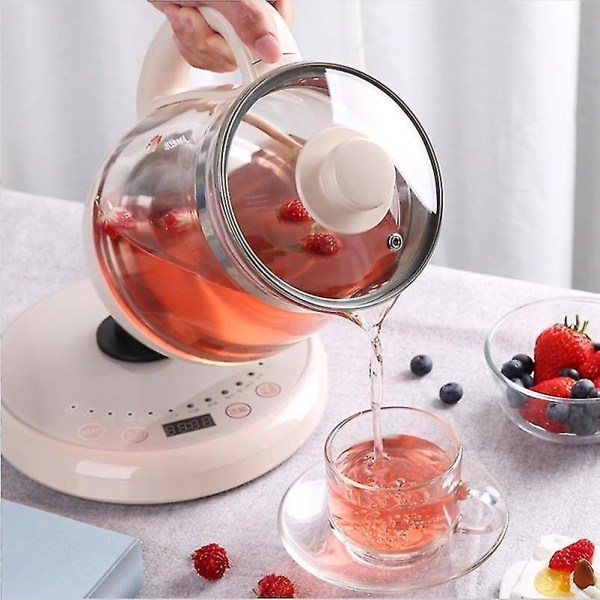 1600ml Glas Elektrisk Kanden Sundhed Bevarende Pot