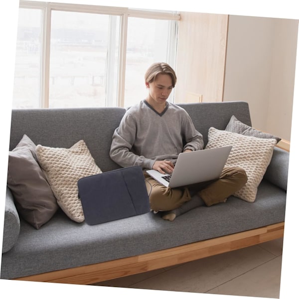 Laptopväska i polyester Tablet Fodral Sleeve Tum Laptop Bärväska Affärsrese Ryggsäck