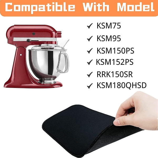 2 stk. Mixer Mover til Mixer, Mixer Glide Mat Køkkenapparat Glidebane til