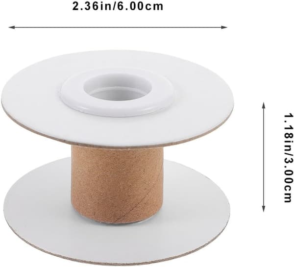 10 stk. avtakbare viklespoler sybobbins praktiske broderivevbobbins