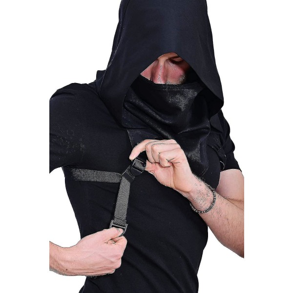 Punk Rogue Hetteskjerf Assassin Kostyme Vinterhatt