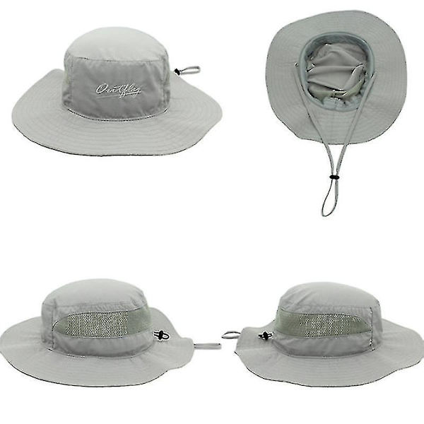 Solhat Bredbred Bucket UV Beskyttelse Boonie Hat Unisex