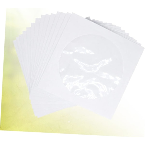100 kpl CD-kotelo Laatikko CD-säilytys Läpinäkyvä CD-autokotelo CD-lompakot CD-pidike