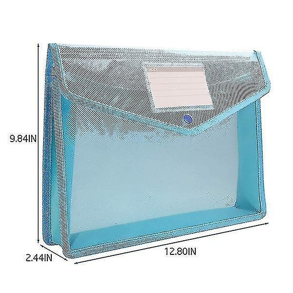 A4 Pp Vandtæt Transparent Dokument Opbevaring Organizer Pouch