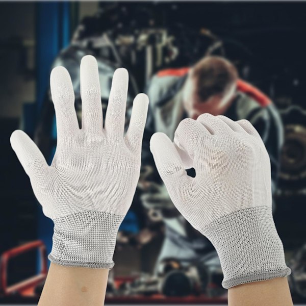 Skyddshandske för Bygg Auto Reparation 10 Par Tunna Handskar Bekväma Andningsbara Slumpmässig Färg