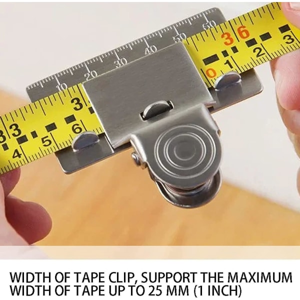 Precision Tape Measuring Tool Målebånd Clips Målebånd Clip Holder