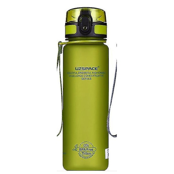 Urheiluväkipullo Suora Juoma Infuusio 500ml Kannettava Vihreä