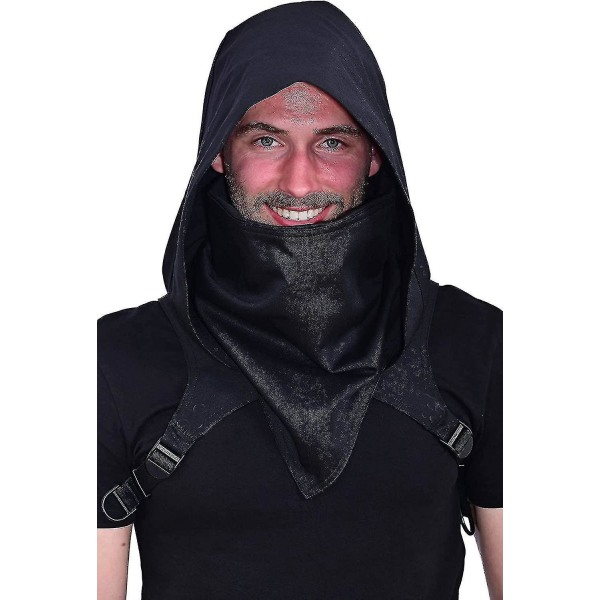 Punk Rogue Hetteskjerf Assassin Kostyme Vinterhatt