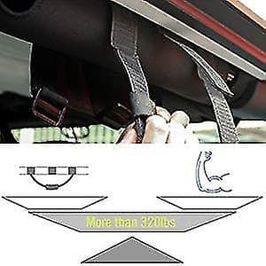 2 stk. Grab Handle-sett for Jeep Wrangler Roll Bars for 1987-2018 modeller