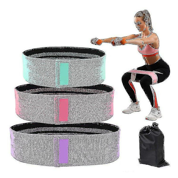 Motståndband Yoga Hip Fitness Band Träning Elastisk Loop Utrustning