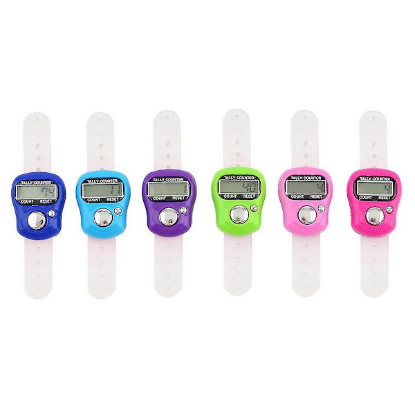 Stitch Marker Række Finger Tæller LCD Digital Tally