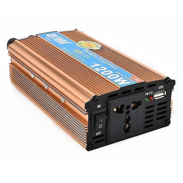 Xuyuan Autonmuuntaja Dc12v 50hz 1200w Kulta Usb-Portti