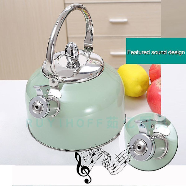 2,5 l Vihlova Kettle Teräksinen Teekannu Keittiövälineet Suuri