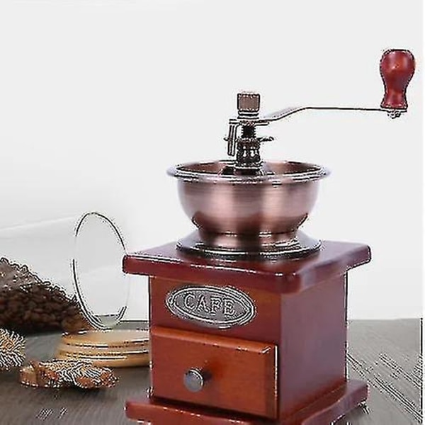 Manuell Kaffekvarn, Retro Kaffebönor Handkvarn