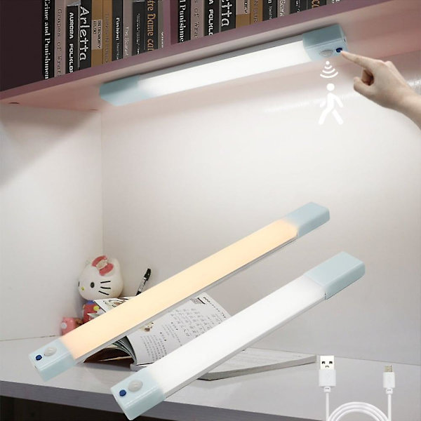 LED-nattljusremsa med USB-strömsladdning och rörelsesensor för sovrum och kök