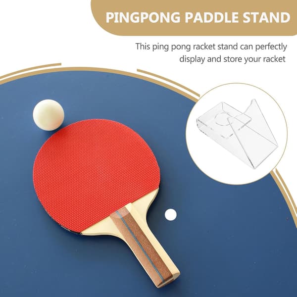 Displayställ för pingisracket i akryl, hållare för bordtennisracket