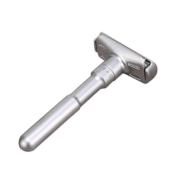 Justerbar Dobbeltbladet Razor (sølv) (1 stk)