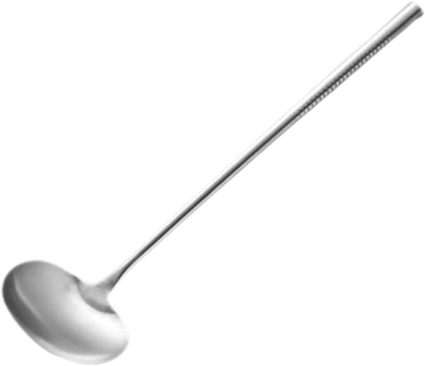 Wokspatel i rustfritt stål med langt håndtak, stekespade, varmeisolasjon, høy styrke