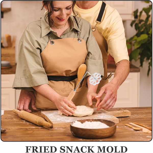 Stekt Snackform Oljedeig Stekeform Sølv Aluminiumlegering Solid Rustfri Kjøkkenredskap