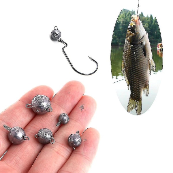 Laddad Fiske Linje Vikt Sänke Koppling Snabbkoppling Gjutningar (10 Stycken)