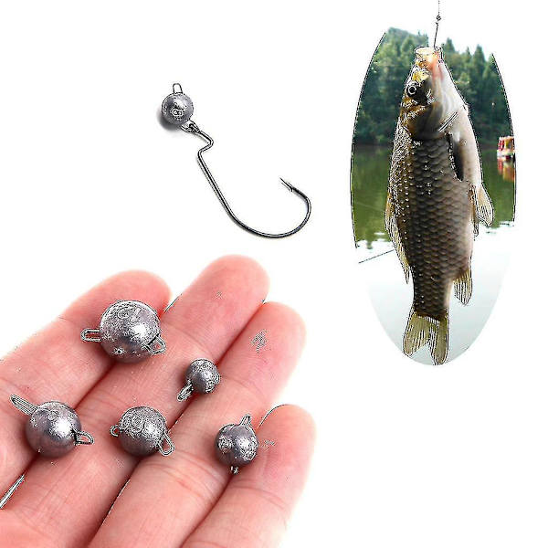 Lastet fiskesnørevekt synk-kobling hurtigutløsning støping (10 stykker)