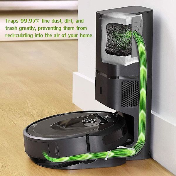 10 Pakkaa Roomba Vaihto-osia iRobot Roomba I7 I7+/i7plus E5e6e7 Roomba Pölynimuripussien Vaihtotarvikkeiden Sarja iRobot Roomba I7:lle