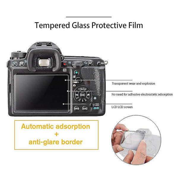 8H Herdet Glass Skjermbeskytter for Pentax K3ii