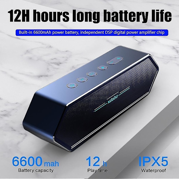 Xdobo 100W Stereo Bluetooth Højttaler Højtro Hjem