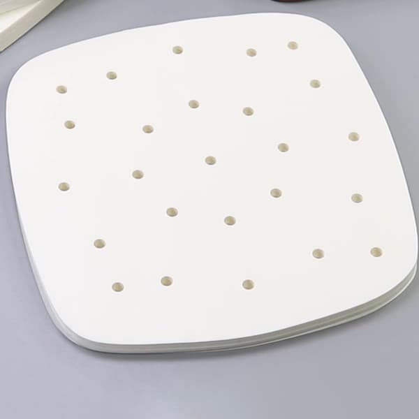 100 ark bagepapir, non-stick airfryer-puder, oliedrænende papir